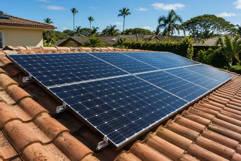 Installation de panneaux solaires à Flassan